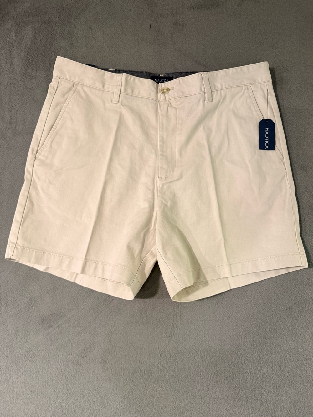 Nautica - Men's Cream Classic Deck Shorts